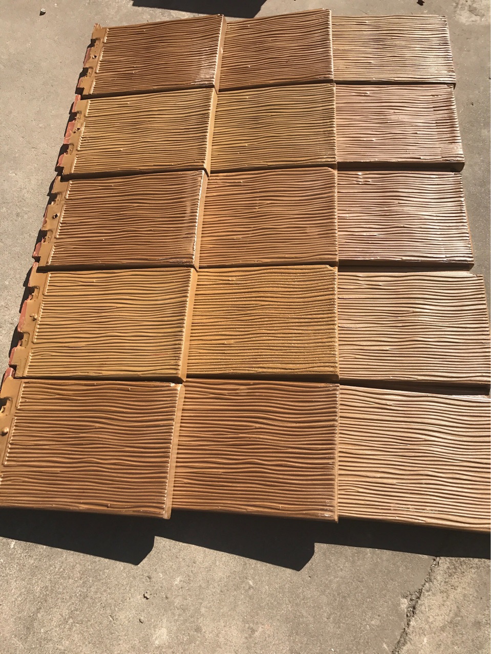 Clay Tile / Roofing, L29.5*W23*H3.5 cm