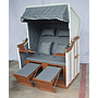 Outdoor Folding Leisure Beach Chair with Sunshade, L120*W72*H160 cm