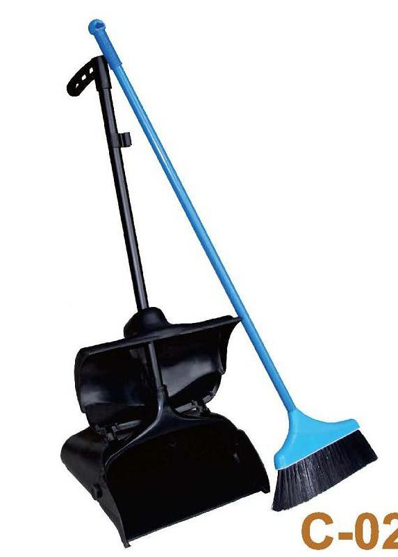 Plastic Windproof Garbage Shovel (With Broom)