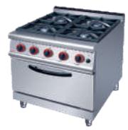 4-Burner Gas range with oven