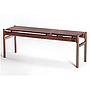Solid wood black walnut dining stool