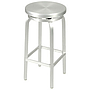 No backrest rotating bar stool
