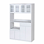 Upper and lower door kitchen cabinet (with microwave)