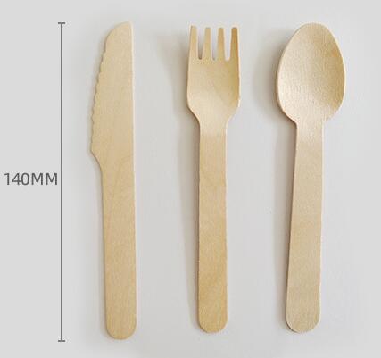 Disposable Cutlery,Birch,140MM