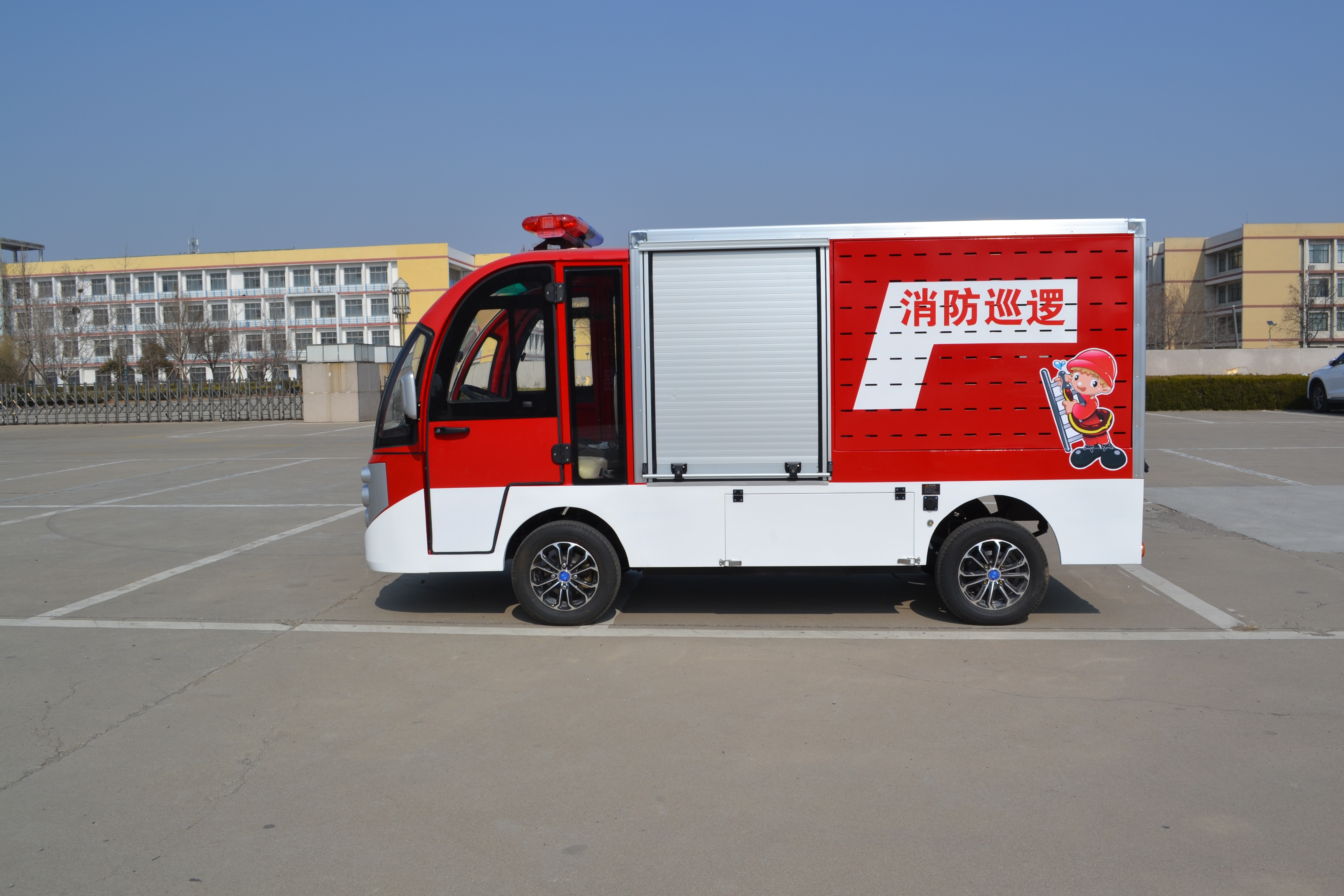 Fire Buggy, 48V200Ah, 5KW, Max 30km/h, 60-80km, 4000×1470×2250mm