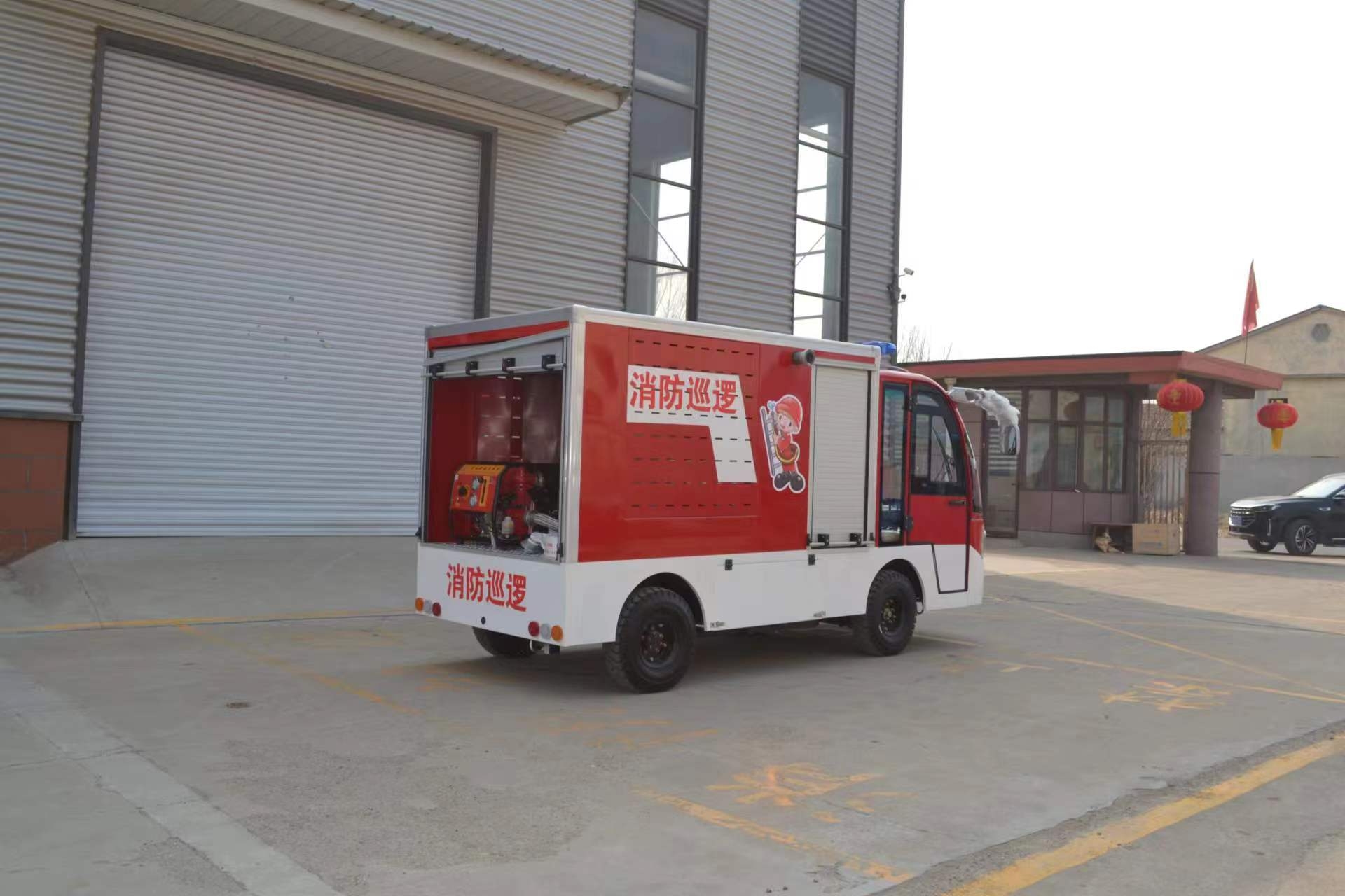 Fire Buggy, 48V200Ah, 5KW, Max 30km/h, 60-80km, 4000×1470×2250mm