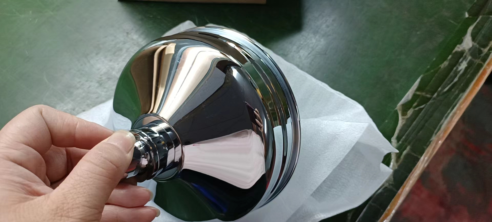 Shower Head W/ Swivel Head, Copper, 150mm