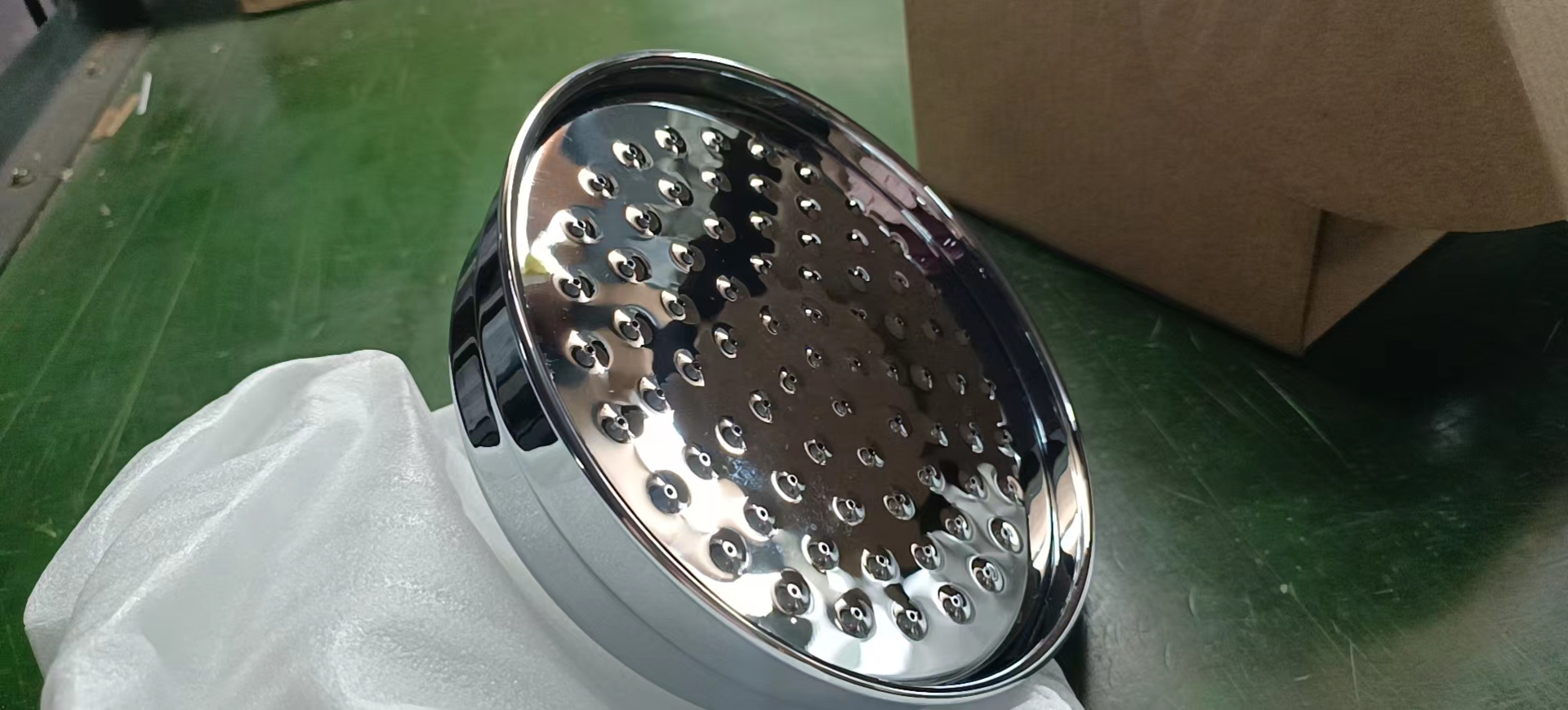 Shower Head W/ Swivel Head, Copper, 150mm