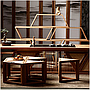 Relying on the new Chinese coffee table TV cabinet combination multifunctional solid wood furniture