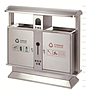 Outdoor Trash Can, SS201, L1000 * W360 * H1000mm