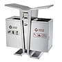 Outdoor Trash Can, SS201, L847 * W390 * H1015mm