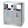 Outdoor Trash Can, SS201, L900 * W380 * H950mm