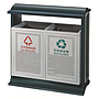 Outdoor Trash Can, Stoving Varnish, L850 * W400 * H920mm