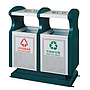 Outdoor Trash Can, Stoving Varnish, L810 * W400 * H980mm