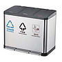 Outdoor Dustbin, SS201+Plastic, L535 * W335 * H440mm