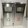 Classified Dustbin, SS201, L550 * W240 * H620mm