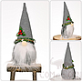 Faceless Doll-Grey,PP Cotton + Paper,H24 cm