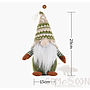 Faceless Doll-Strip hat,PP Cotton + Paper,H23 cm