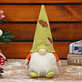 Shining Faceless Doll-Green Chestnuts,Cloth art,H27 cm