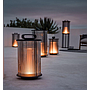 Solar&Rechargeable Battery Pillar Light-Small D23*H39cm