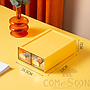 Storage Box Yellow Double Tray-W16.5*L23*H 7CM,PP