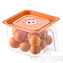 Food Storage Box Orange-
W15*L15*H10 CM,PP