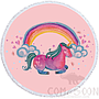Cartoon Microfiber Beach Towel，Microfiber，150*150cm