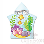 Kid's Cape Beach Towel,Microfiber，60*80cm