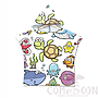 Kid's Cape Beach Towel,Microfiber，60*80cm