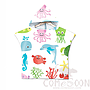 Kid's Cape Beach Towel,Microfiber，60*80cm