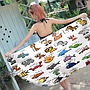 Cartoon Beach Towel,Microfiber ,150*70cm