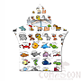 Kid's Cape Beach Towel,Microfiber，60*80cm