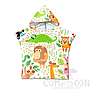 Kid's Cape Beach Towel,Microfiber，60*80cm