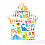 Kid's Cape Beach Towel,Microfiber，60*80cm