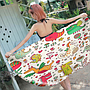Cartoon Beach Towel,Microfiber ,150*70cm
