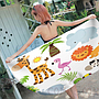Cartoon Beach Towel,Microfiber ,150*70cm