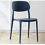 Plastic back chair-45*43*81cm