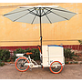 Small ice cream truck - with removable refrigerator - manpower