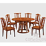Square Dining Table, Rubberwood, W100*L100*H73Cm