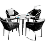 Chairs,1.5mm Aluminum Alloy , L57*W58*H77cm