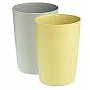 Flame Retardant Circular Pattern Garbage Can Apricot Reinforced