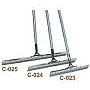 30 "Steel Plate Straight Rubber Push Wiper