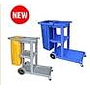 Multi Purpose Cleaning Trolley (Grey Blue)