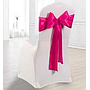 Chair cover band-Rose red-18*270cm