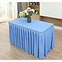 Table Skirting(150*45+75cm)-Sky blue