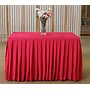 Table Skirting(150*45+75cm)-Rose red