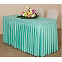 Table Skirting(180*45+75cm)-Tiffany blue