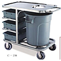 Stainless Steel Cleaning Trolley